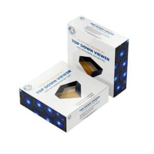 724994195534 Floating Aquarium Top Down Viewer Cleaner with Removable Orange Filter